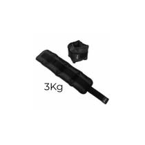 Caneleira de Peso Preta Par de 500g - 5Kg Treino Exercício Academia Exercício Funcional Musculação Fisioterapia