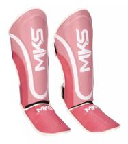 Caneleira de Proteção Muay Thai Kickboxing Prospect Rosa MKS Caneleira de Proteção Muay Thai Kickboxing Prospect Rosa MKS