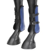 Caneleira Hípica Instep Azul com Pino 23100 Caneleira Hípica Instep Azul com Pino 23100