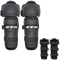 Caneleira Joelheira Std Vaqueiro Motoqueiro Ciclista Par