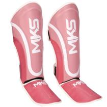 Caneleira Muay Thai Kickboxing Mma Feminina Prospect Rosa - Mks Combat