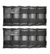Caneleira profissional emborrachada para exercicios 4kg - preto kallango Caneleira profissional emborrachada para exercicios 4kg - preto kallango