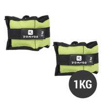 Caneleira Tornozeleira Peso 1 Kg (Par) Treino Academia