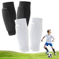 Caneleiras de Futebol Jomhtivl com Proteção de Impacto em Colmeia