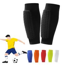 Caneleiras de Futebol para Crianças e Jovens, Leves, com Almofadas em Colmeia Caneleiras de Futebol para Crianças e Jovens, Leves, com Almofadas em Colmeia