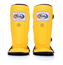 Caneleiras Fairtex SP3 Muay Thai - Amarelas - Para Homens, Mulheres e Crianças