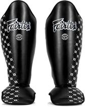 Caneleiras Fairtex SP5 leves e duráveis para Muay Thai