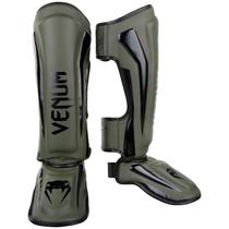 Caneleiras Venum Elite Caqui Preto Grande EUA Caneleiras Venum Elite Caqui Preto Grande EUA