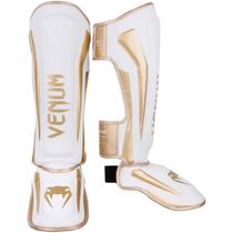 Caneleiras Venum Elite Standup em ouro branco L Caneleiras Venum Elite Standup em ouro branco L