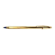 Caneta 1.0 celebration gold azul bic