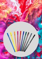 Caneta 1.0 mm Drawing Line Brush 10 Cores Yins Paper Caneta 1.0 mm Drawing Line Brush 10 Cores Yins Paper