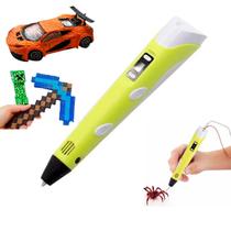 Caneta 3D Criar Colorido Infantil Usb