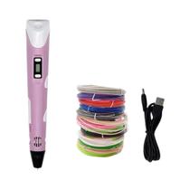 Caneta 3D de Impressão Eletrônica - Alta Temperatura (9m) - Brinquedo Inteligente Caneta 3D de Impressão Eletrônica - Alta Temperatura (9m) - Brinquedo Inteligente