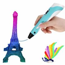 Caneta 3D DIY com Tela de LCD + Filamento - Caneta 3D DIY com Tela de LCD + Filamento -