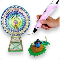 Caneta 3D Infantil Educativa Mágica Criativa Para Crianças Caneta 3D Infantil Educativa Mágica Criativa Para Crianças