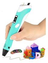 Caneta 3D Profissional Impressora 3D Com Display LCD Temperatura Ajustável Compatível PLA ABS Bivolt Original Com NFe Envio Imediato Caneta 3D Profissional Impressora 3D Com Display LCD Temperatura Ajustável Compatível PLA ABS Bivolt Original Com NFe Envio Imediato