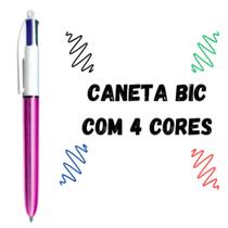 CANETA 4 CORES BIC METALICA- 1 unidade CANETA 4 CORES BIC METALICA- 1 unidade