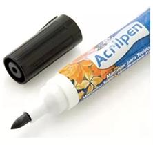 Caneta Acrilpen Acrilex Preto Marcador Permanente Caneta Acrilpen Acrilex Preto Marcador Permanente