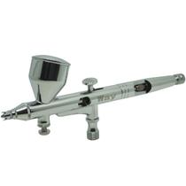 Caneta Aerógrafo Aerográfica Pistola Dupla Ação Profissional 0.2 mm Copo 9 ml Importway Iwca-1c