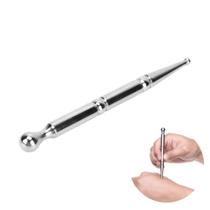 Caneta Agulha de Aço Inox Massagem Estimuladora Localizadora Acupuntura Relaxamento Facial Corporal