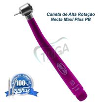 Caneta Alta Rotação Necta Maxi Plus PB - Push Button - 3 Sprays Alto Torque