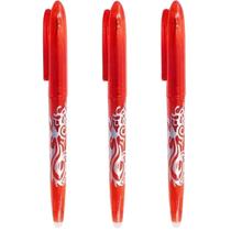 Caneta Apagavel Kit 3 Canetas Fantasminha Para Tecido Artesanato Marcações Temporárias Apaga Com Calor