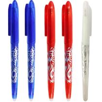 Caneta Apagável Kit 5 Canetas Fantasminha Para Tecido Artesanato Marcações Temporárias Apaga Com Calor Caneta Apagável Kit 5 Canetas Fantasminha Para Tecido Artesanato Marcações Temporárias Apaga Com Calor