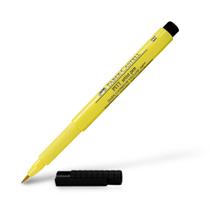 Caneta Artística Faber-Castell Pitt Pincel Amarelo Cádmio Escuro 108 - Ref 167408