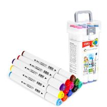 Caneta Artística Sketch Marker Color Emotion 12 Cores Deli