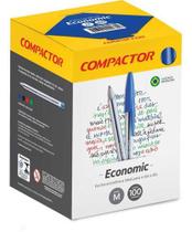 Caneta azul compactor economica 1,0 cx/100 unds