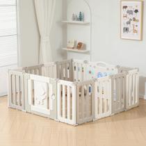 Caneta Baby Play Bestgame dobrável de 14 painéis, extra grande, cinza Caneta Baby Play Bestgame dobrável de 14 painéis, extra grande, cinza