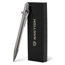 Caneta BASTION Luxury Slim Bolt Action em aço inoxidável