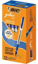 Caneta bic 0.5 gel gelocity stic azul com 12 unidades Caneta bic 0.5 gel gelocity stic azul com 12 unidades