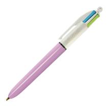 Caneta Bic 4 Cores Fashion Corpo Rosa Claro 1.2 Mm