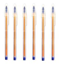 Caneta Bic Azul Cristal Final com 6 unidades