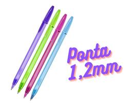 Caneta Bic Cristal Fashion c/ 04 cores 1.2mm