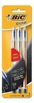 Caneta Bic Cristal Fina Azul 0.8mm Com 3 Unidades Caneta Bic Cristal Fina Azul 0.8mm Com 3 Unidades
