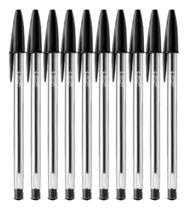 Caneta Bic Cristal Preta C/10un Tinta Preto Caneta Bic Cristal Preta C/10un Tinta Preto