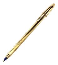 caneta bic dourada