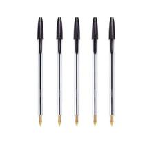 Caneta Bic Esferográfica Clássica 1.0 Mm Cristal Preta 05un Caneta Bic Esferográfica Clássica 1.0 Mm Cristal Preta 05un