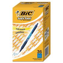 Caneta BIC Soft Feel Stick com alça confortável antiderrapante azul