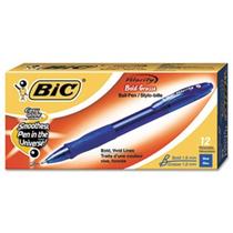 Caneta BIC Velocity Ballpoint, tinta azul retrátil, 1,6 mm, dúzia Caneta BIC Velocity Ballpoint, tinta azul retrátil, 1,6 mm, dúzia