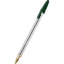caneta bic verde limao