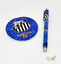 Caneta + Bloco De Notas - Times Times:Santos
