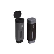 Caneta borracha + apontador all black tris Caneta borracha + apontador all black tris