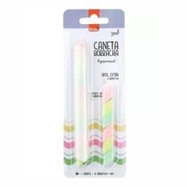 Caneta Borracha BRW Reposicionável Tons Pastel com Refil Caneta Borracha BRW Reposicionável Tons Pastel com Refil