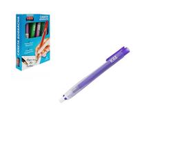 Caneta Borracha com Grip da KAZ - Cores Sortidas Cor:Lilás Caneta Borracha com Grip da KAZ - Cores Sortidas Cor:Lilás