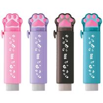 Caneta borracha fluffy holic pets - cores sortidas - tris