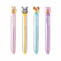 Caneta Borracha Fofurice Tris com Toppers de Bichinhos Coloridos Caneta Borracha Fofurice Tris com Toppers de Bichinhos Coloridos