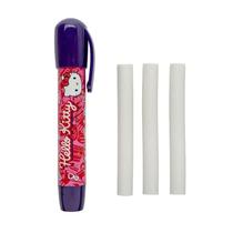 Caneta borracha Leo e Leo Hello Kitty com 3 refis